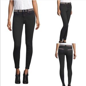 7 For All Mankind Studded Skinny Jeans Size 26